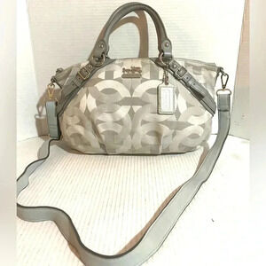 Coach CC signature print canvas bag